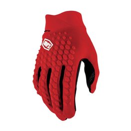 100% SPEEDLAB Langfinger-Fahrradhandschuhe - GEOMATIC - Rot