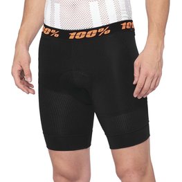 100% SPEEDLAB Fahrrad-Boxershorts - CRUX - Schwarz