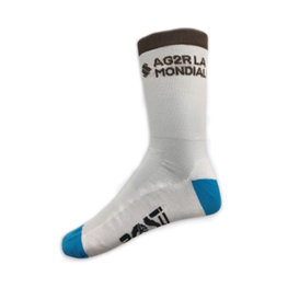 ROSTI Klassische Fahrradsocken - AG2R 2019  - Weiß