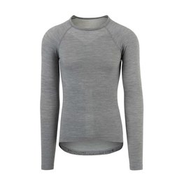 AGU Langarm Fahrrad-Shirt - WINTRDAY MERINO - Grau