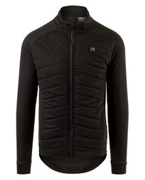 AGU Fahrrad-Thermojacke - LED WINTER HEATED - Schwarz