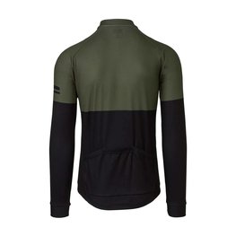 AGU Langarm Fahrradtrikot für den Winter - DUO WINTER - Schwarz/Grün