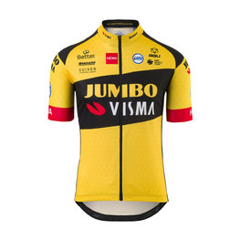 AGU Kurzarm Fahrradtrikot - JUMBO-VISMA 2020 - Gelb/Schwarz