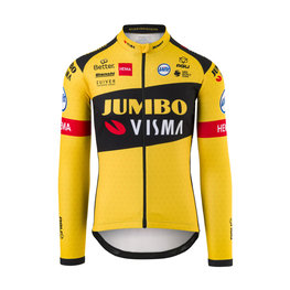 AGU Langarm Fahrradtrikot für den Winter - JUMBO-VISMA 2020 - Schwarz/Gelb