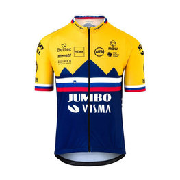 AGU Kurzarm Fahrradtrikot - JUMBO-VISMA 2020 - Gelb/Blau