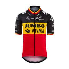AGU Kurzarm Fahrradtrikot - JUMBO-VISMA 2021 - Schwarz/Rot/Gelb