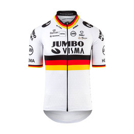 AGU Kurzarm Fahrradtrikot - JUMBO-VISMA 2021 - Weiß/Gelb/Rot