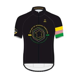 AGU Kurzarm Fahrradtrikot - JUMBO-VISMA 2022 - Schwarz