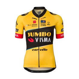 AGU Kurzarm Fahrradtrikot - JUMBO-VISMA 23 LADY - Gelb/Schwarz