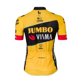 AGU Kurzarm Fahrradtrikot - JUMBO-VISMA 23 LADY - Gelb/Schwarz