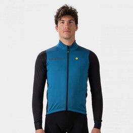 ALÉ Fahrrad-Thermojacke - FONDO 2.0 SOLID - Blau/Schwarz