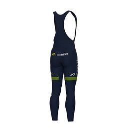 ALÉ Lange Fahrradhose mit Trägern - SLOVENIA NATIONAL 23 - Blau/Grün