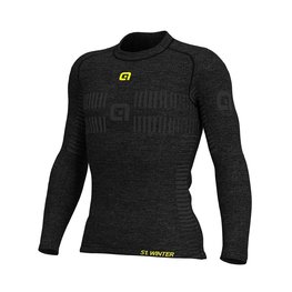 ALÉ Langarm Fahrrad-Shirt - SEAMLESS WOOL - Grau