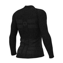 ALÉ Langarm Fahrrad-Shirt - SEAMLESS WOOL - Grau