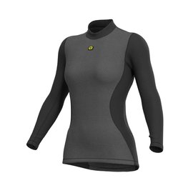 ALÉ Langarm Fahrrad-Shirt - BIOCERAMIC LADY - Grau