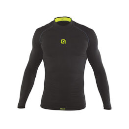 ALÉ Langarm Fahrrad-Shirt - SEAMLESS S1 CARBON - Grau