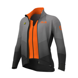 ALÉ Fahrrad-Thermojacke - DELTA COMBI DWR - Orange/Grau/Schwarz