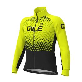 ALÉ Fahrrad-Thermojacke - SUMMIT DWR - Schwarz/Gelb