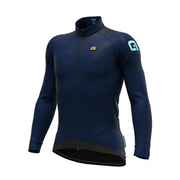 ALÉ Langarm Fahrradtrikot für den Winter - KLIMA WINTER - Blau