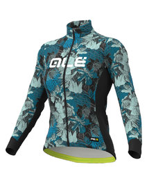 ALÉ Langarm Fahrradtrikot für den Winter - AMAZZONIA LADY WNT - Schwarz/Grün