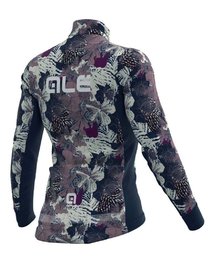 ALÉ Langarm Fahrradtrikot für den Winter - AMAZZONIA LADY WNT - Blau/Beige