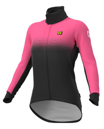 ALÉ Fahrrad-Thermojacke - PR-S GRADIENT LADY - Schwarz/Rosa