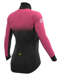 ALÉ Fahrrad-Thermojacke - PR-S GRADIENT LADY - Schwarz/Rosa