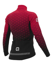 ALÉ Langarm Fahrradtrikot für den Winter - PR-R STARS LADY WNT - Schwarz/Rosa