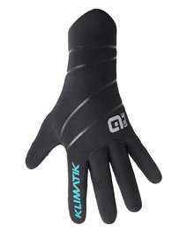 ALÉ Langfinger-Fahrradhandschuhe - NEOPRENE PLUS - Schwarz