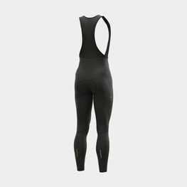 ALÉ Lange Fahrradhose mit Trägern - SOLID WINTER - Schwarz