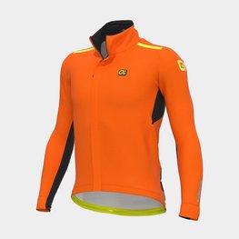 ALÉ Fahrrad-Regenjacke - KLIMATIK K-TORNADO - Orange/Schwarz