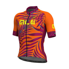 ALÉ Kurzarm Fahrradtrikot - SUNSET - Lila/Orange