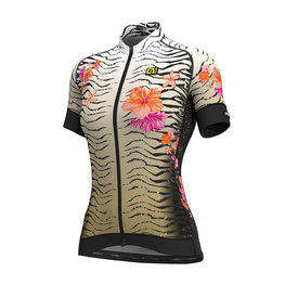 ALÉ Kurzarm Fahrradtrikot - SAVANA LADY - Gold/Weiß