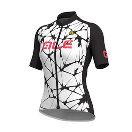 ALÉ Kurzarm Fahrradtrikot - CRACLE LADY  - Weiß/Schwarz