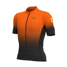 ALÉ Kurzarm Fahrradtrikot - DOTS - Schwarz/Orange