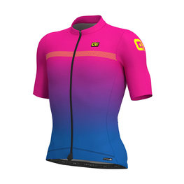 ALÉ Kurzarm Fahrradtrikot - FADE - Rosa/Blau