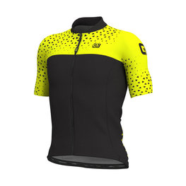 ALÉ Kurzarm Fahrradtrikot - CLIMB - Schwarz/Gelb