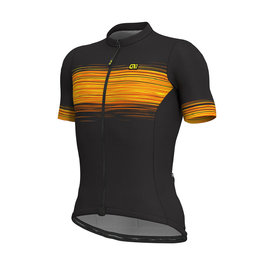 ALÉ Kurzarm Fahrradtrikot - START - Orange/Schwarz