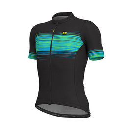 ALÉ Kurzarm Fahrradtrikot - START - Schwarz/Blau