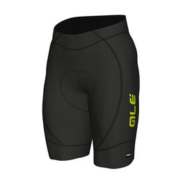 ALÉ Fahrradshorts ohne Träger - AGONISTA 2 - Schwarz/Gelb