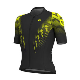 ALÉ Kurzarm Fahrradtrikot - PRO RACE - Schwarz/Gelb