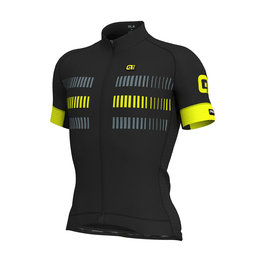 ALÉ Kurzarm Fahrradtrikot - STRADA - Schwarz/Gelb