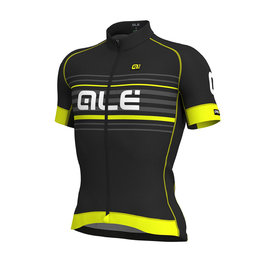ALÉ Kurzarm Fahrradtrikot - SALITA - Gelb/Schwarz