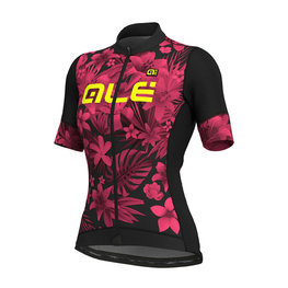 ALÉ Kurzarm Fahrradtrikot - SARTANA LADY  - Rosa/Schwarz