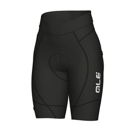 ALÉ Fahrradshorts ohne Träger - AGONISTA 2 LADY - Schwarz/Weiß