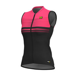 ALÉ Ärmelloses Fahrradtrikot - SLIDE LADY  - Schwarz/Rosa
