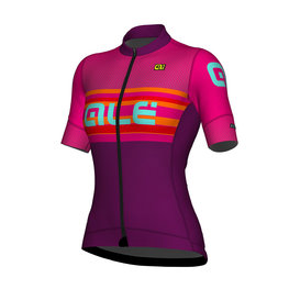 ALÉ Kurzarm Fahrradtrikot - SUMMER LADY - Rosa/Lila