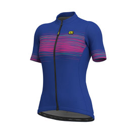 ALÉ Kurzarm Fahrradtrikot - START LADY  - Rosa/Blau