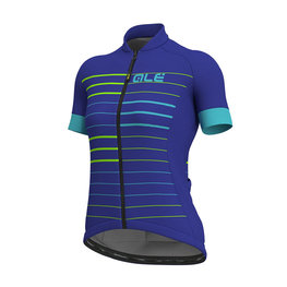 ALÉ Kurzarm Fahrradtrikot - ERGO LADY  - Blau