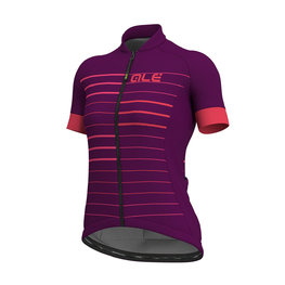 ALÉ Kurzarm Fahrradtrikot - ERGO LADY  - Lila